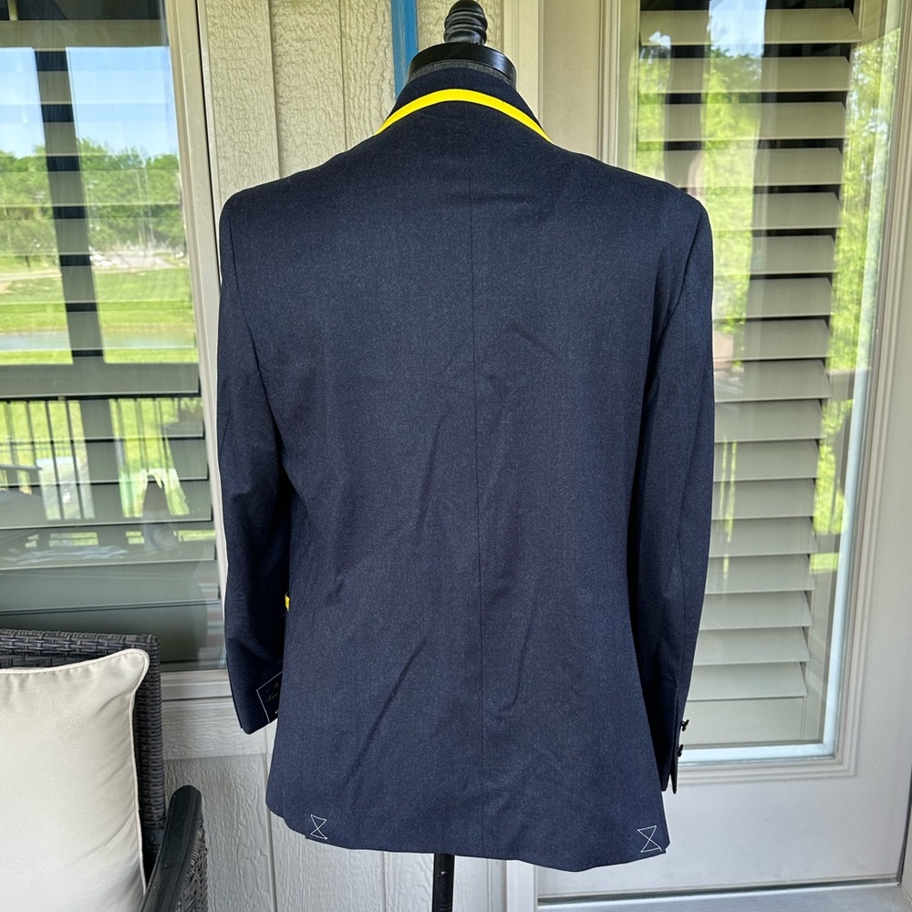 BROOKS BROTHERS 🐑 NWT Navy Wool Prep/Rowing Style 3 Button Blazer - Picture 10 of 16